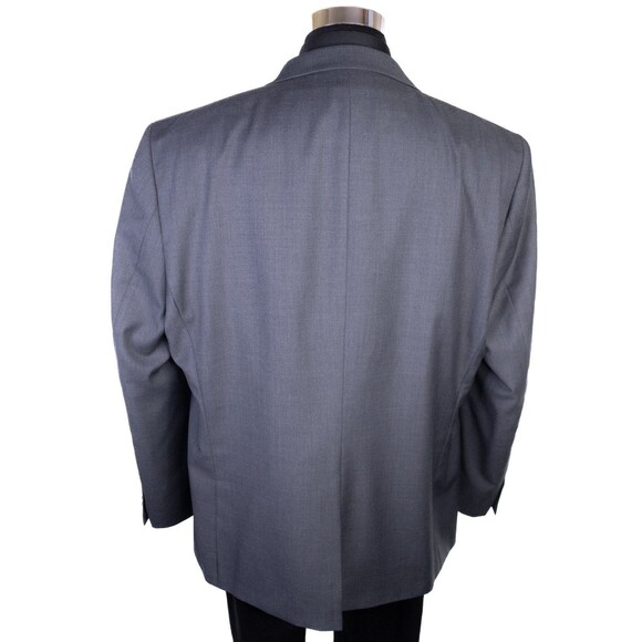 Ralph Lauren 2-Pcs Blazer / Vest Set Jacket Coat Solid Gray Sz 48R Two Button - Picture 13 of 16